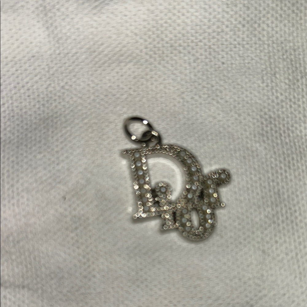 Dior Silver Necklace with Intricate Design